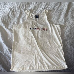 Offshore Barbados White Tank Top Size XL Iris Blue